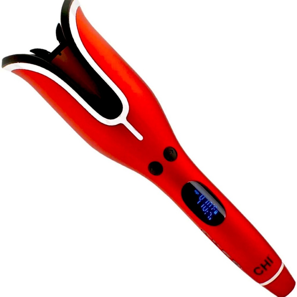 Like new Chi Spin and Curl in red!